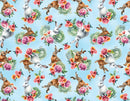 Garden Tea Garden Bunnies - Sky Blue