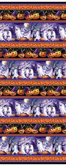Ghostly Soiree Border Stripe - Multi
