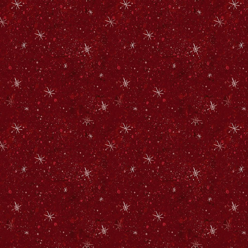 Gingerbread Christmas Stars - Dark Red