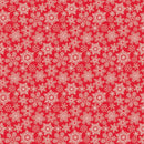 Gingerbread Lane Snowflakes - Christmas Red