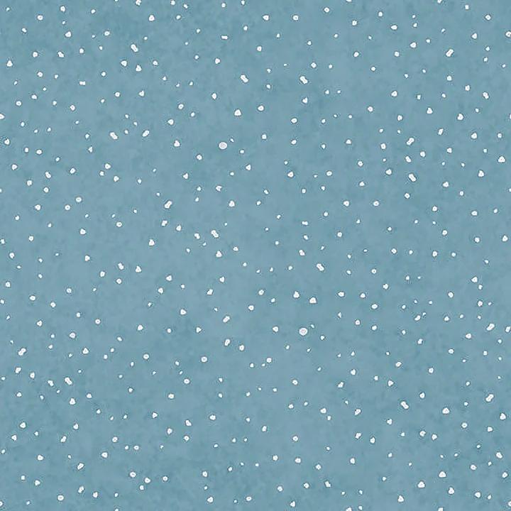 Glad Tiding We Bring Snow Dots - Blue