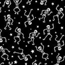 Glow-O-Ween Glowing Skeletons - Black