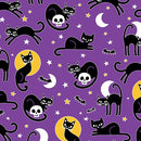 Glow-O-Ween Spooky Cats - Purple