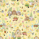 Gnome Grown Garden Scene - Yellow