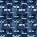 Gypsy Flutter Dragonflies - Dark Blue