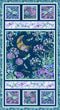 Gypsy Flutter 24" Moons & Dragonfly Panel - Dark Blue