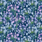 Gypsy Flutter Small Flowers - Dark Blue