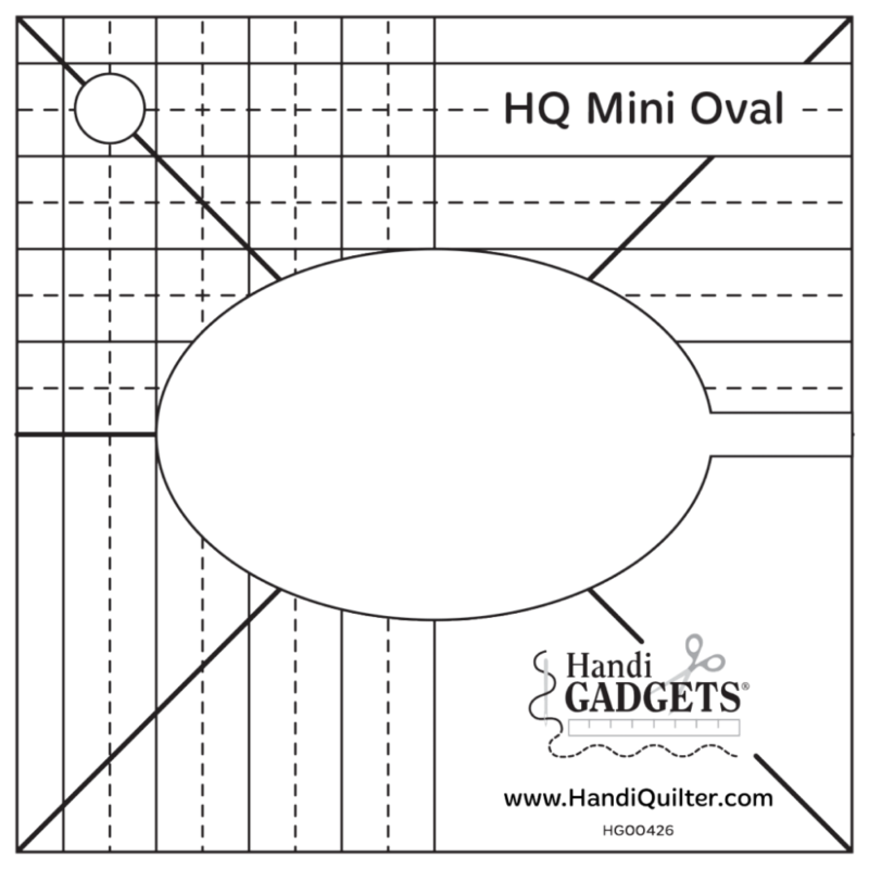 Handi Quilter Mini Oval Ruler