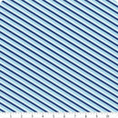 Happy Hanukkah Diagonal Stripe - Blue