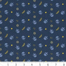 Happy Hanukkah Dreidels - Light Navy
