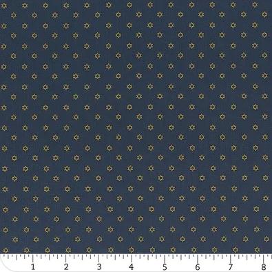 Happy Hanukkah Mini Stars - Light Navy