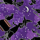 Happy Hauntings Witchy Woman - Purple with Glow in the Dark