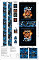 Harry Potter 2nd ed 60" Canvas Tote Panel - Multi