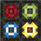 Harry Potter House Pride Quilt Kit  Available Nov. 5, 2025