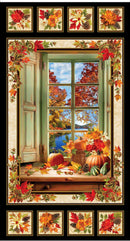 Harvest Beauty 24" Harvest Window Panel - Multi