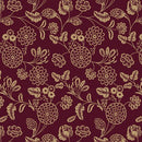 Harvest Keepsakes Elegant Jacobean Metallic - Wine