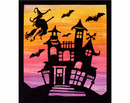 Haunted House Halloween  Laser Cut Applique Kit