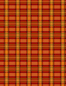 Havest Leaves - Autumn Leaves Plaid - Red
