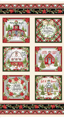 Heartland Holiday 24" Block Panel - Multi