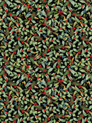 Heartland Holiday Leaves & Berries - Black