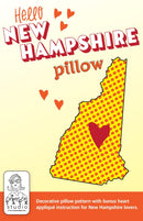 Hello New Hampshire Pillow Pattern