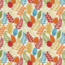 Hello Pumpkin Dancing Leaves - Dark Cream/Multi