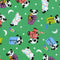 Hello Sleepy Flannel Panda in PJ's - Parakeet