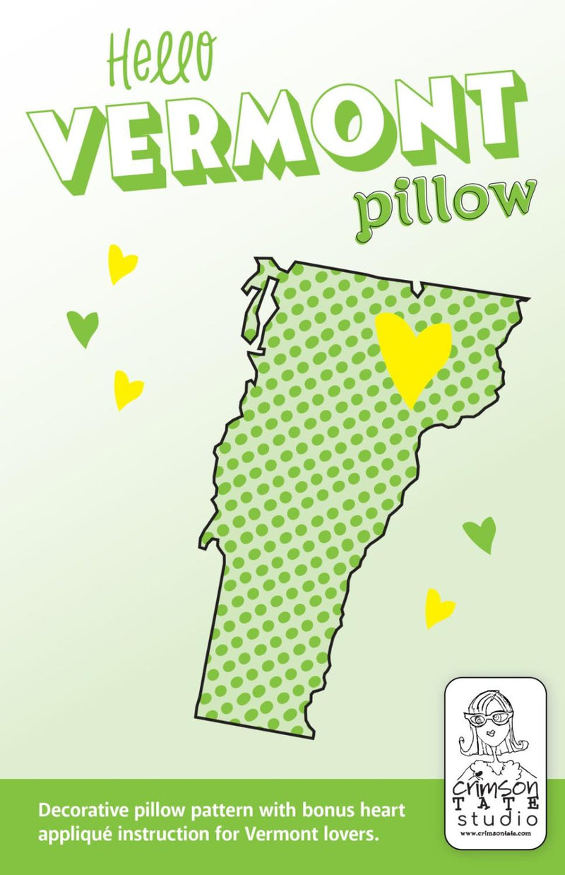 Hello Vermont Pillow Pattern