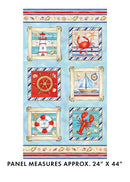 High Tides 24" Block Panel - Multi