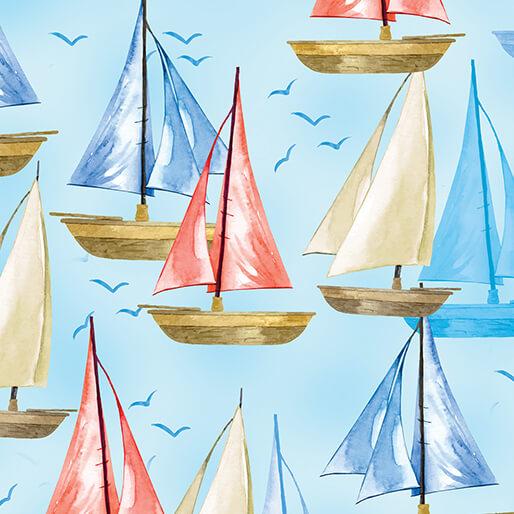 High Tides Set Sail - Blue