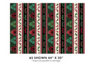 Holiday Farmhouse Plaid Border Stripe - Multi