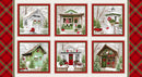 Holiday Happy Place - 10.5" Block repeat panel