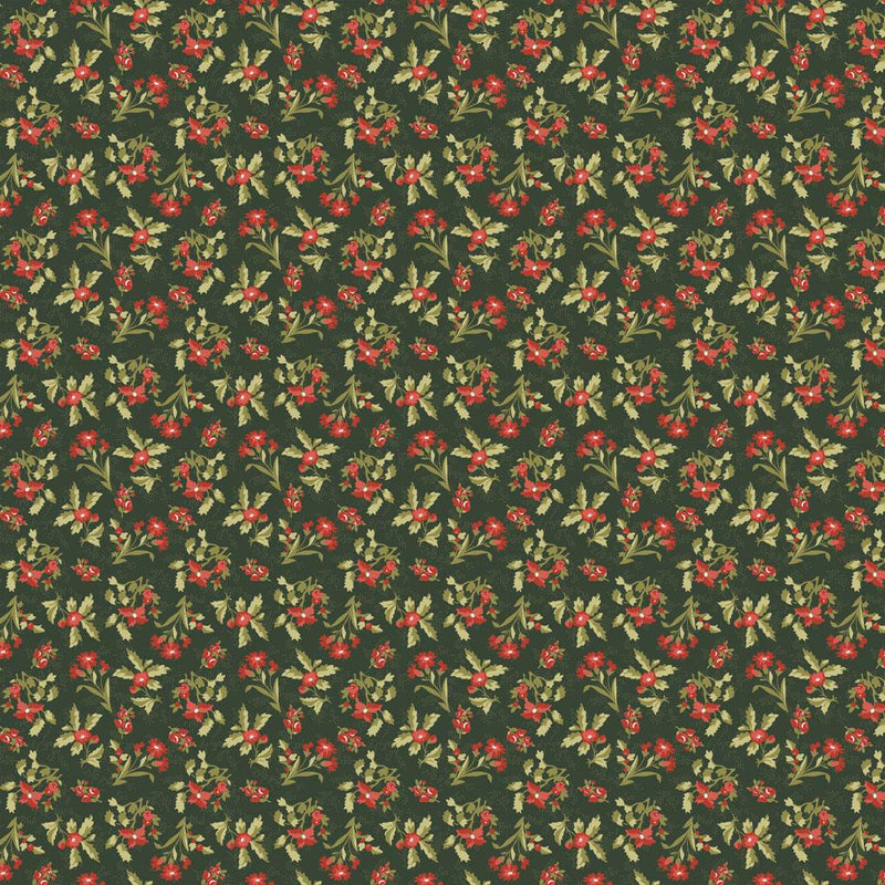 Holiday Nostalgia Ditsy Floral - Forest