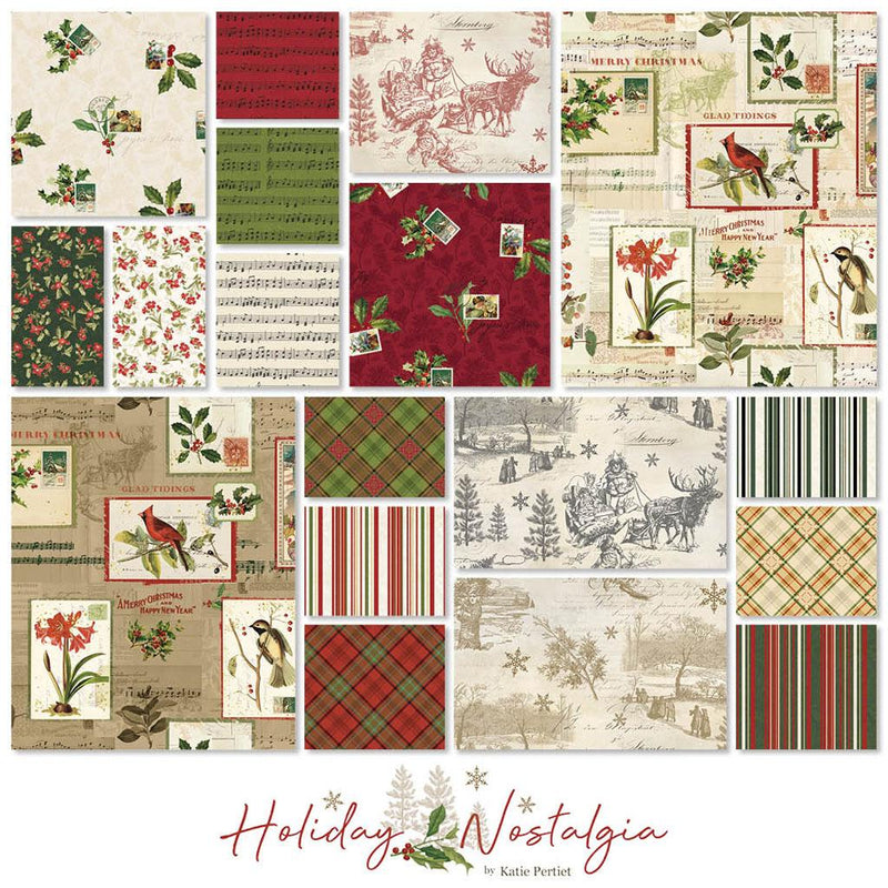 Holiday Nostalgia Fat Quarter Bundle - 18 pieces