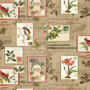 Holiday Nostalgia Postcards - Light Caramel