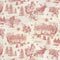 Holiday Nostalgia Toile - Light Red