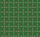 Holiday Nouveau Holiday Foulard - Forest Green with gold metallic accents