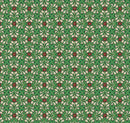 Holiday Nouveau Holiday Foulard - Green/Multi with gold metallic accents