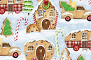 Holiday Specials Gingerbread Camping - Blue