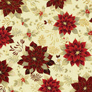 Holiday Tidings Holiday Garden - Cream with Gold Metallic