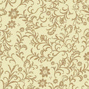 Holiday Tidings Holiday Vines - Cream with Gold Metallic