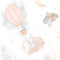 Honey Bunny Bunny In Clouds - White