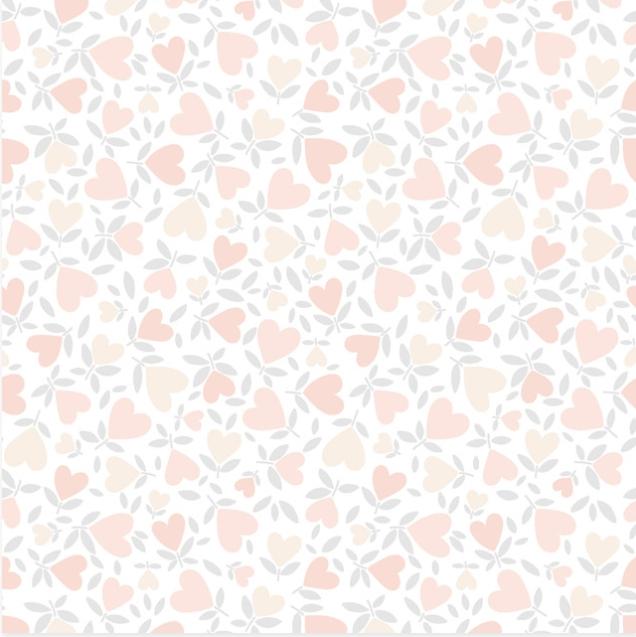 Honey Bunny Hearts - Light Pink