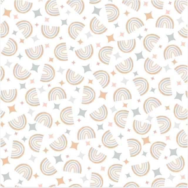 Honey Bunny Rainbows - White