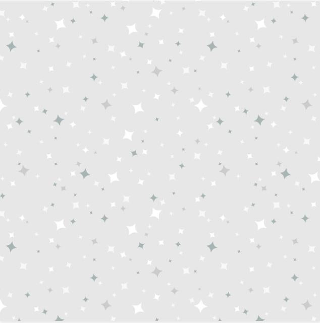 Honey Bunny Stars - Light Grey