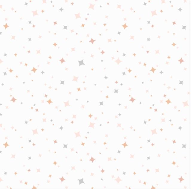 Honey Bunny Stars - White