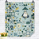 Honeybee Bee Happy Pattern 42" x 50"