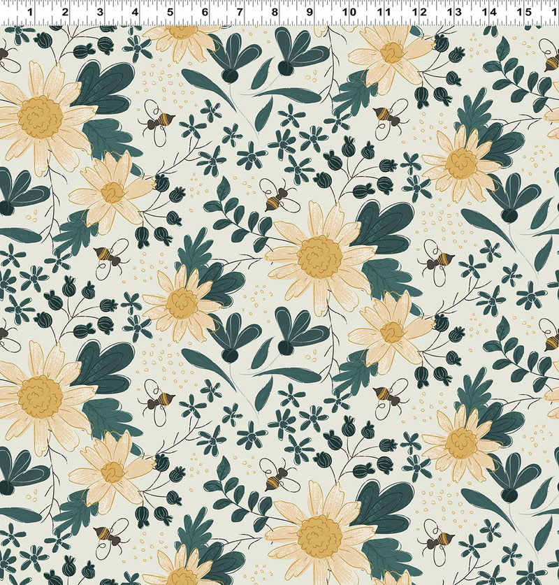 Honeybee Large Sunflowers - Cream