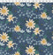 Honeybee Large Sunflowers - Dark Denim