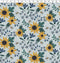 Honeybee Large Sunflowers - Light Teal